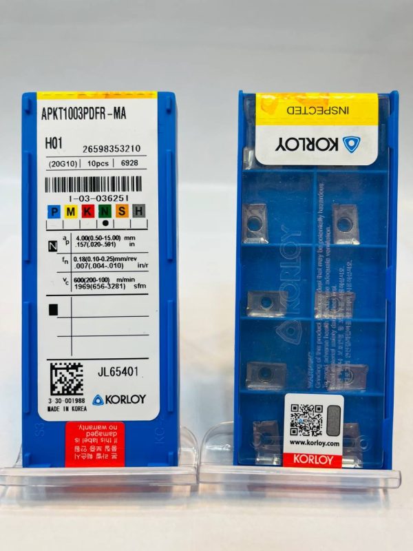 اینسرت APKT1003 KORLOY آلومینیوم تراش